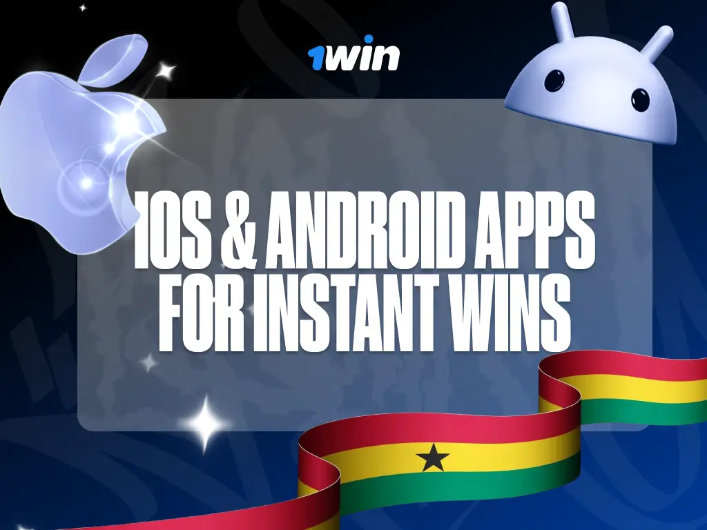 Android app and iOS shortcut for 1win platform illustrated
